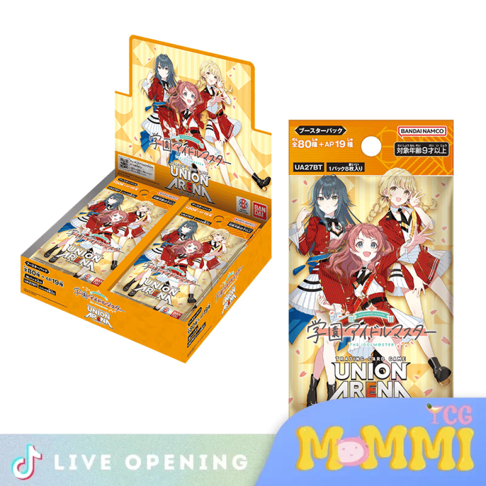 Union Arena English Gakuen Idolmaster Booster Cards Live Opening Box Card Games